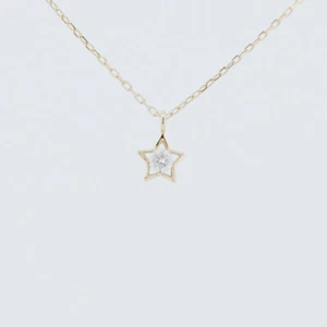 AHKAH Petite Mille Etoile Diamond Necklace 0.04ct 18K Yellow Gold - Picture 1 of 6
