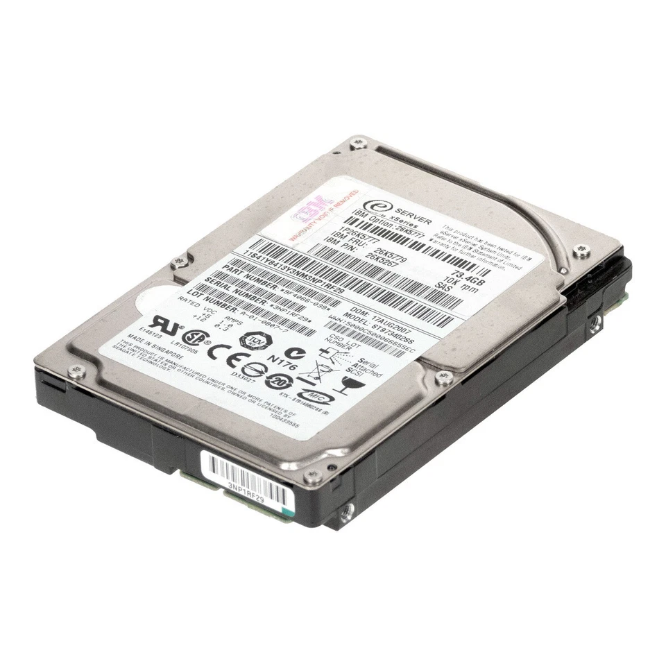 Disco Rigido IBM 26K5779 26K5267 ST973402SS 73GB 10K 8MB SAS 2.5'' - Immagine 1 di 3