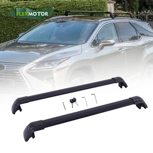 Roof Rack Cross Bars for Lexus RX RX350 RX350L RX450h RX450hL 2016-2022 Black - Bild 1 von 20
