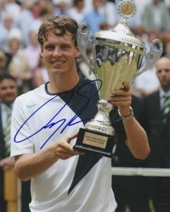 TOMAS BERDYCH SIGNED ATP TENNIS 8x10 PHOTO #2 WIMBELDON Autograph PROOF - Picture 1 of 2