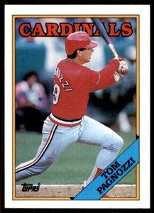 1988 Topps Tom Pagnozzi Baseball Cards #689