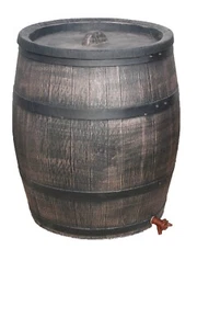 Regenfass 240 Liter 3/4" Wasserhahn "Messing" Wasserfass Gartenfass - Bild 1 von 19