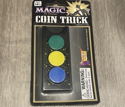 MAGIC COIN CASE Vanishing Appearing Beginner Pocket Money Trick Box ...
