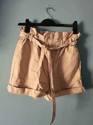 New Look Size 10 Beige Shorts (523/13/v) - Image 1 of 3