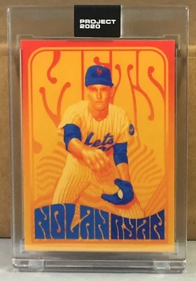 TOPPS PROJECT 2020 #236 NOLAN RYAN by MATT TAYLOR Print Run 3186 - Image 1 of 3