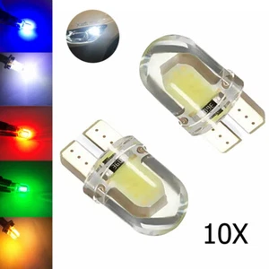 10X T10 Led Light Bulb 1w License-plate Lamp Silicone Cob Lighting 12v Source - Picture 1 of 14