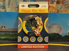 2018 Disney Cruise Line Pin - Happy New Year Chip and Dale LE 2000