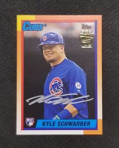2016 ARCHIVES FAN FAVORITES KYLE SCHWARBER CUBS RC ON CARD AUTO