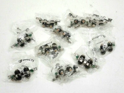 DIRECTV GRDBLK2R0-24 Dual Ground Blocks w/ Weather Seals  Sold In Lots of 10 - Image 1 of 3