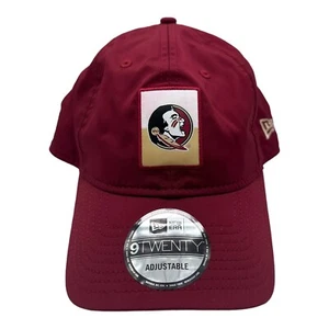 New Era 9Twenty Florida State Seminoles Maroon Strapback Adjustable Hat Cap NWT - Picture 1 of 6