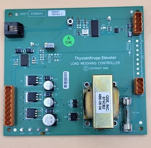 ThyssenKrupp/Dover Elevator. PCB, Load Weigher Control TIV. 6300DN7, 9841600. - Picture 1 of 4