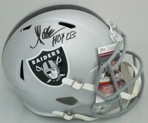 Raiders MARCUS ALLEN Signed Replica Full Size Helmet AUTO w/ "HOF '03" - JSA - Picture 1 of 1