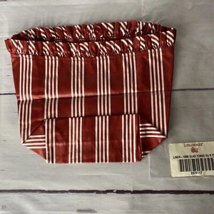 Longaberger Red Stripe Liner for Glad Tidings 1998 - 2675117 NEW - Picture 1 of 5