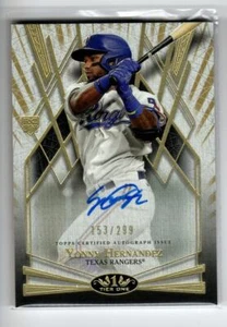 2022 Topps Tier One Break Out AUTO #BOAYH Yonny Hernandez /299 - Picture 1 of 1