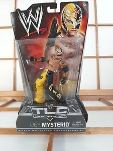 WWF WWE TLC Tables Ladders Chairs Rey Mysterio Action Figure Mattel Rare Limited - Picture 1 of 8