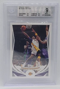 2004-05 Topps Kobe Bryant #8 BGS Mint 9 Lakers - Picture 1 of 2