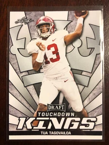 2020 Leaf Draft Tua Tagovailoa Touchdown Kings Rookie RC Card No. 90 Alabama - Picture 1 of 2
