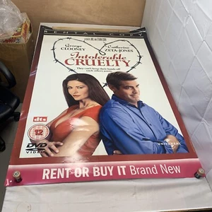 Intolerable Cruelty Original UK Quad Movie Cinema Poster 2003 George Clooney - Picture 1 of 8