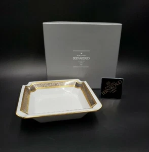 Bernardaud Limoges VULCAIN 7" Square Dresser Tray MINT IN BOX Plat Encrusted - Picture 1 of 10