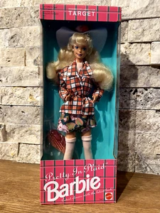 1992 Mattel Barbie Pretty in Plaid Target Exclusive NEW - Picture 1 of 4