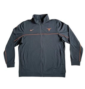 Nike Texas Longhorns KD Basketball Men XL Full Zip Jacket Player Issued Football - Picture 1 of 20