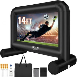 14FT Inflatable Movie Screen for Outdoor Projector with Blower and Bag Perfect - Picture 1 of 8