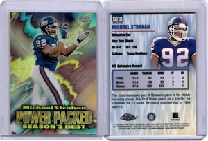 Michael Strahan 1999 Topps Chrome Season's Best Refractor #SB18 Giants - Picture 1 of 1
