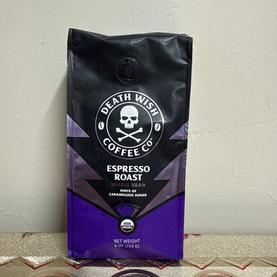 Death Wish café grano entero toques de azúcar caramelizada Foto 1 de 1