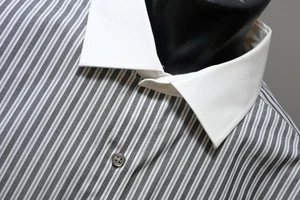 Donald Trump Dress Shirt Classic Fit Striped French Cuff Mens Size 18 36/37 2XL - Picture 1 of 11
