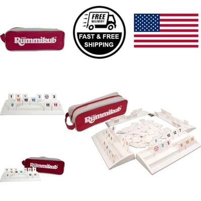 Deluxe Rummikub Set with Canvas Storage Bag - Complete Game for All Ages - Image 1 of 4
