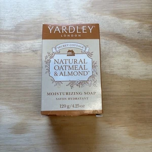 Yardley London Natural Oatmeal & Almond Moisturizing Bath Bar Soap 4.25 oz New - Picture 1 of 3
