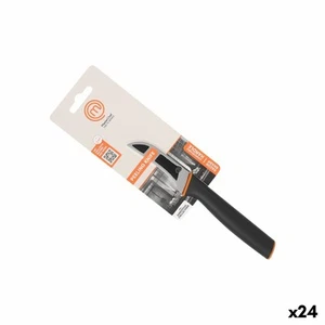 Cuchillo Pelador MasterChef Negro Plateado Acero Inoxidable 7,5 cm [24 Unidad - Imagen 1 de 2