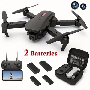 4K Dual Camera Drone with 2 Batteries – Foldable Quadcopter + Carry Case - Picture 1 of 3