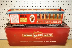 Bachmann 97171 All Star Circus Combine Advertising Car w/Lights *G-Scale* #2 - Picture 1 of 6