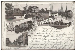 V7078/ Gruß aus Uetersen Litho AK 1897 - Bild 1 von 2