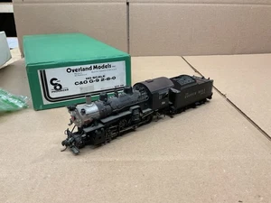 OVERLAND MODELS ROK-AM HO SCALE STEAM LOCOMOTIVE BRASS G-9 2-8-0 COPPER BELT C&O - Picture 1 of 14