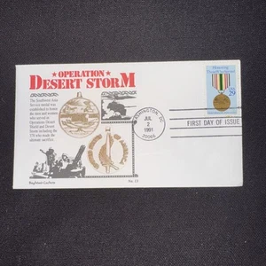 1991 Operations Desert Storm/Shield (2551) - Baghdad Cachets #13 FDC MY951 - Picture 1 of 4