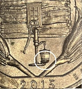 2015-P Washington Quarter (Error)(Leaking Bucket)(Nebraska Homestead) - Picture 1 of 2