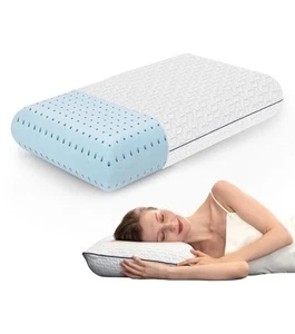 King Size Memory Foam Pillow: Ventilated, Orthopedic, Contoured Support, Cool... - Picture 1 of 8