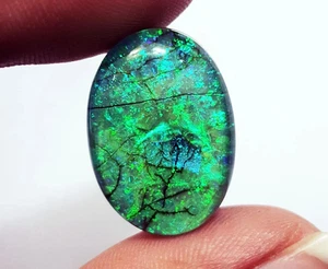 Piedra preciosa suelta de ópalo de ley monarca doblete natural 12,50 quilates con regalo gratis - Imagen 1 de 9