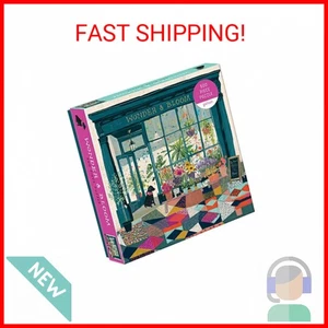 Galison Wonder & Bloom Puzzle, 500 Pieces, 20”x20” – Brightly Colored Scene of a - Picture 1 of 2