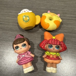 LOL Surprise 2 piezas Squishy Set Plus 2 Bonus - Foamy Latte y Unicorn Donut Usado en Excelente Condición - Imagen 1 de 6