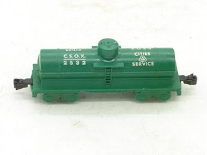 Marx Trains O Gauge 4 Wheel Plastic 2532 Cities Service Tank Car - Picture 1 of 7