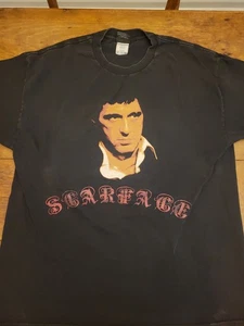 Vintage Scarface Tony Montana Shirt XL 2000s Y2K Movie Tee - Picture 1 of 7