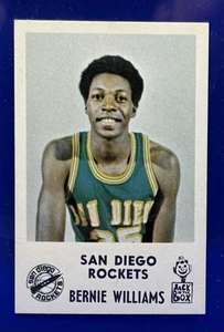 1968-69 Jack in the Box Basketball San Diego Rockets Bernie Williams - Bild 1 von 2