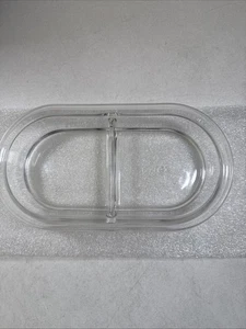 Pyrex 8300 24 2 Tassen 470 ml Getrennte Geteilte Schale Hergestellt in den USA - Bild 1 von 9