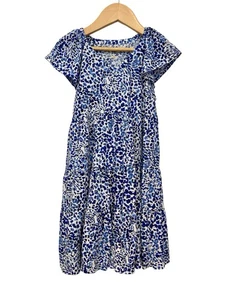 LILLY PULITZER GIRLS MINI KAWAI DRESS Size M (6-7) RESORT WHITE, TWISTED UP - Picture 1 of 7