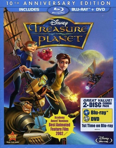 Treasure Planet: 10th Anniversary Edition [New Blu-ray] With DVD, Anniversary Foto 1 de 1