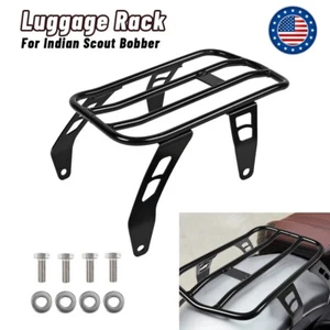 Rear Luggage Rack For Indian Scout Bobber/ABS Scout Bobber Twenty/Sixty Black - Picture 1 of 11