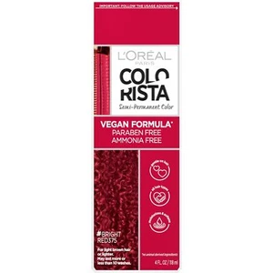 L'Oreal Paris Colorista Semi-Permanent Hair Color - Bright Red 375 - Picture 1 of 4